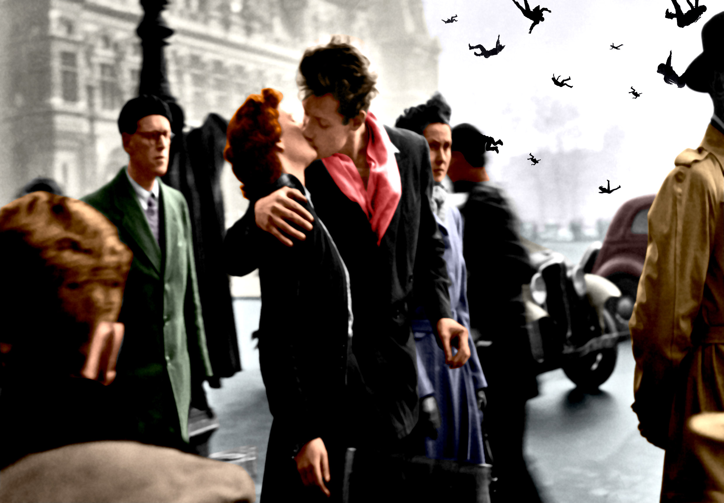 Recolorisation d'une photo imposée & incrustation de quelque chose anormal | DUT MMI 2017